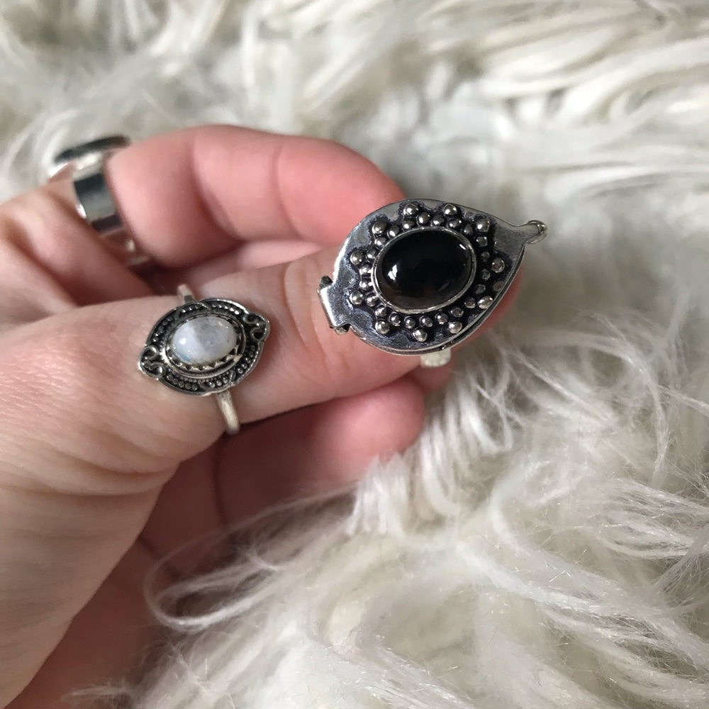 Poison / Pill Box Stash Locket Ring